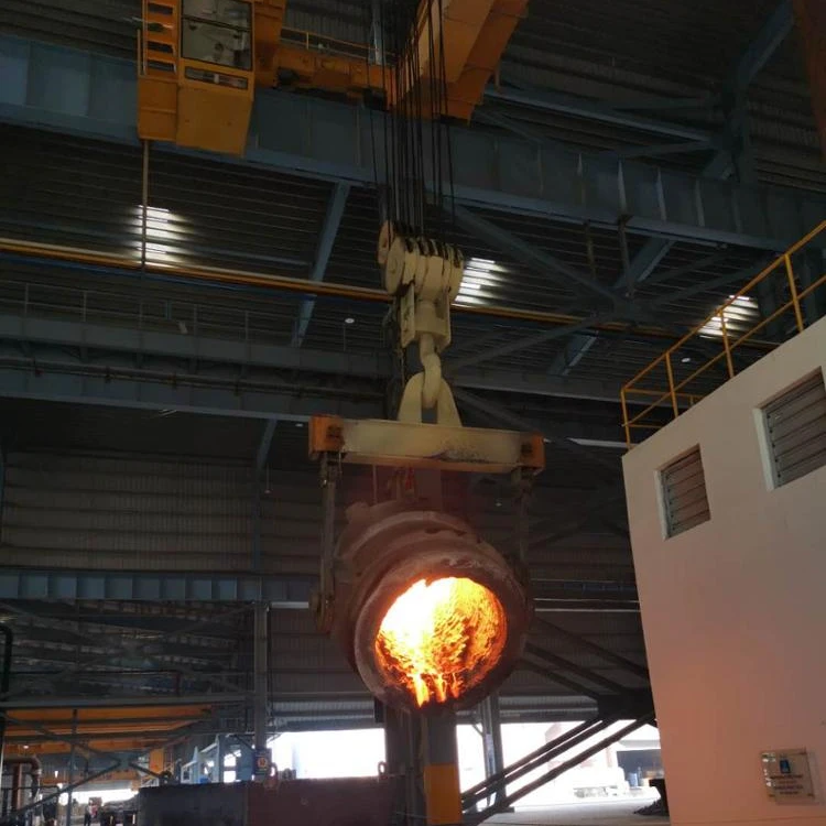 Kino Crane 300/100 Ton Double Hook Iron Melting Ladle Lifting Overhead Two Girder Crane