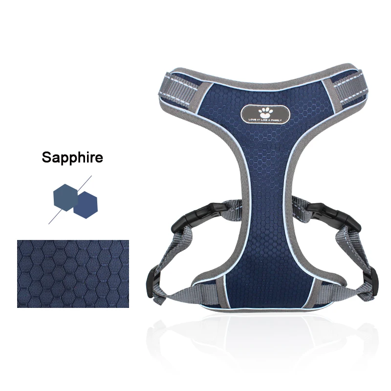 High quality designer dog I shape adjustable pet harness waterproof dog chest straps accesorios para mascotas