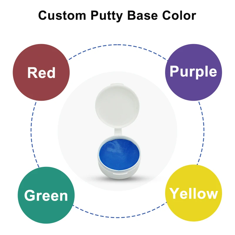 CE Approved Custom Grillz Molds Veneer Silicon Putty Dental Products Silicone Materials Impression Trays Kit Mold Teeth