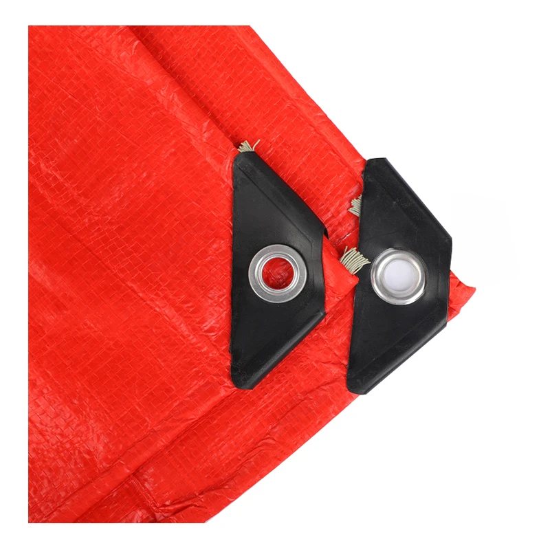 Laminated Fabric Tarpaulin Sheets LDPE Coated Double Sides red Plastic Fabric tarpaulin Waterproof Poly Tarp 70GSM-300GSM