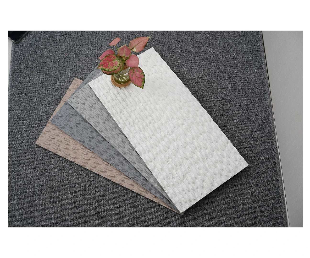 MCM Soft Wall Cladding Billows Stone Fireproof Decoration Wall Panel 3D Stone Effect MCM