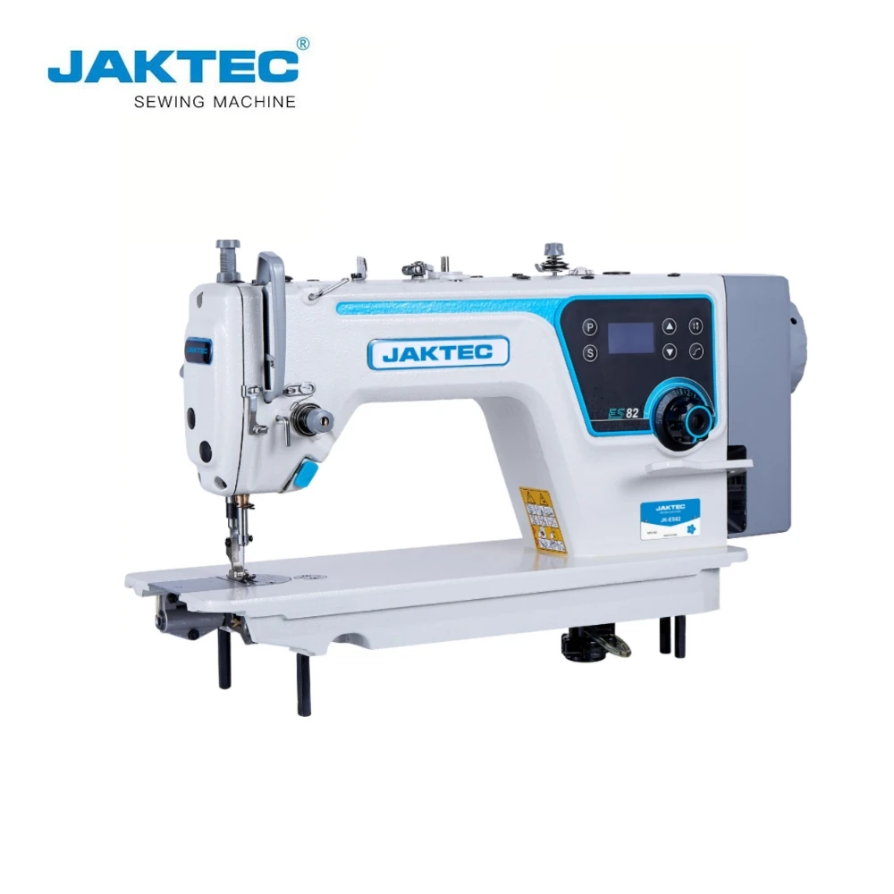JK-ES82 Direct-drive single needle lockstitch sewing machine with auto trimmer function