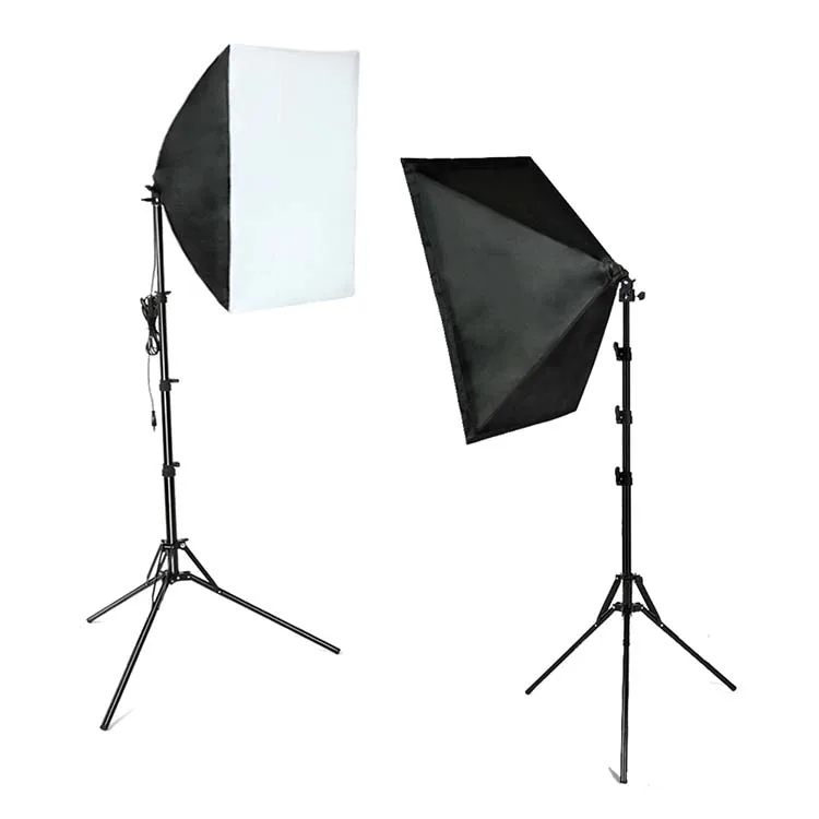 Softbox professional photographic studio easy folded 50*70CM soft box with 2.1M light stand