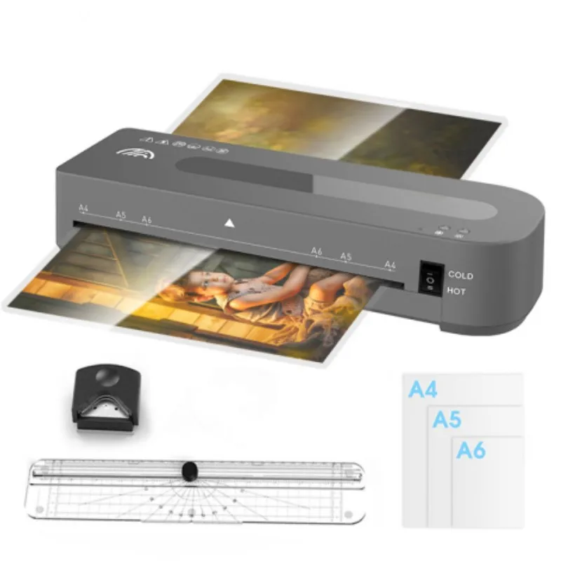 FN333 Home Office Using Laminate & Texture Paper Automatic Thermal Hot Cold Laminator Machine