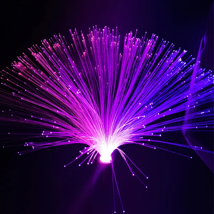 Diy Рождественская вечеринка на батарейках подвесная звезда оптическая Ночная светодиодная оптоволоконная лампа