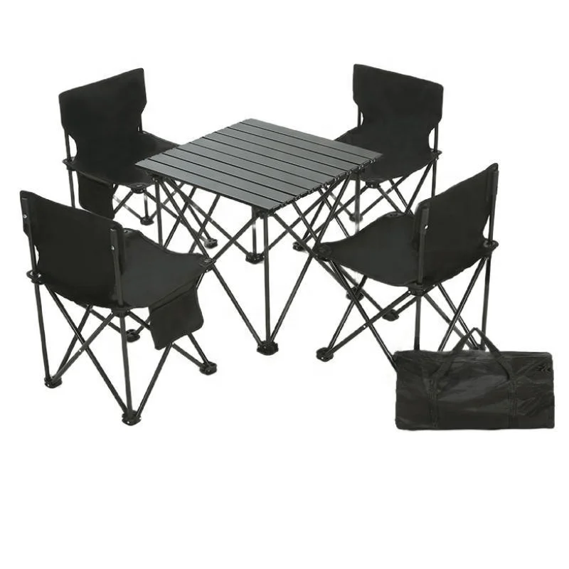 Polar Everest Factory Outdoor furniture camping accessories lightweight folding Chair Picnic Table Chair Set with portable bag