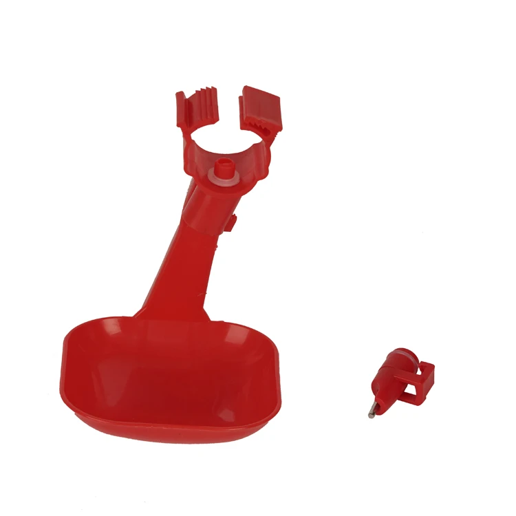 Automatic hanging cup nipple drinker/waterer line