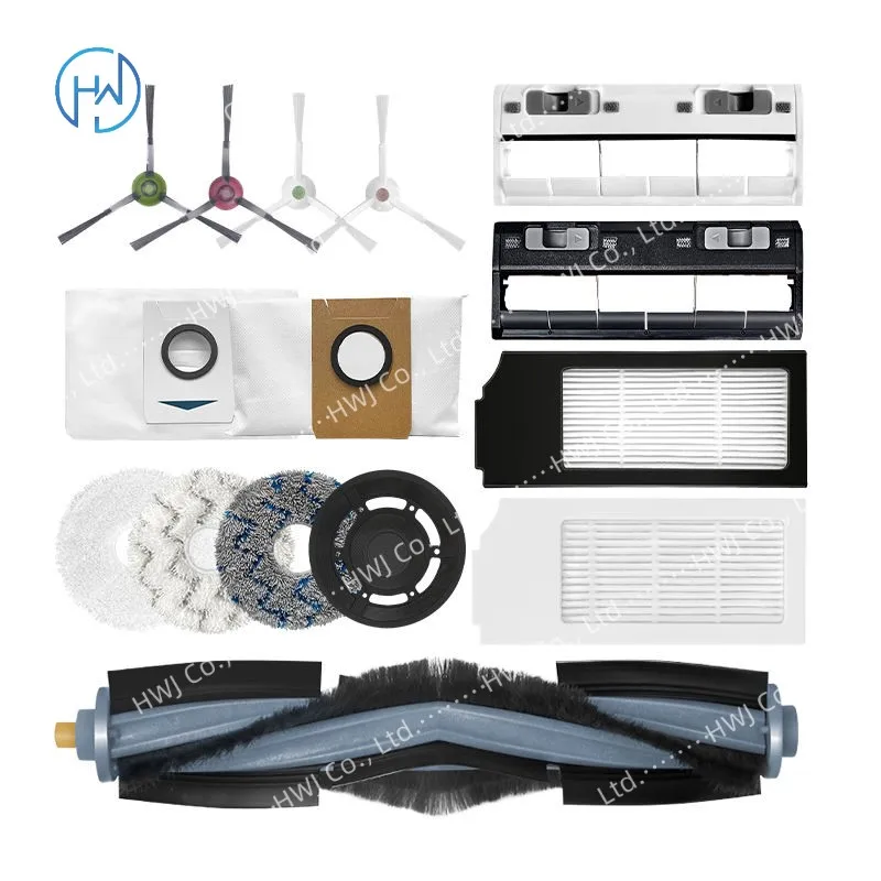 Fit For Ecovacs X1 TURBO OMNI T10 TURBO Main Side Brush Cover Mop Holder Hepa Filter Dust Bag Kits Vacuum Cleaner Accessories
