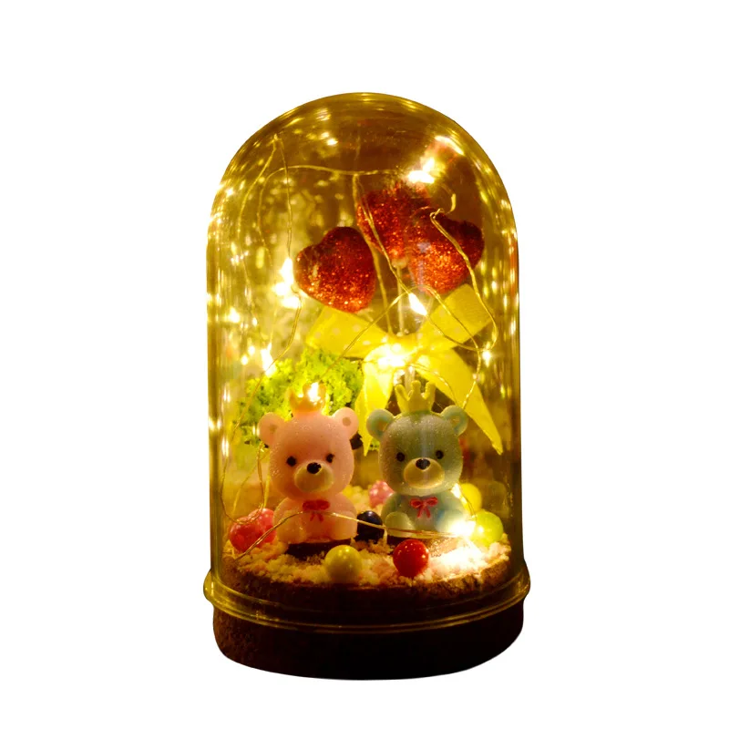 Hot Selling Unicorn Mini Light-up Toys DIY Night Light Craft Kit Arts And Crafts Toy For Girls