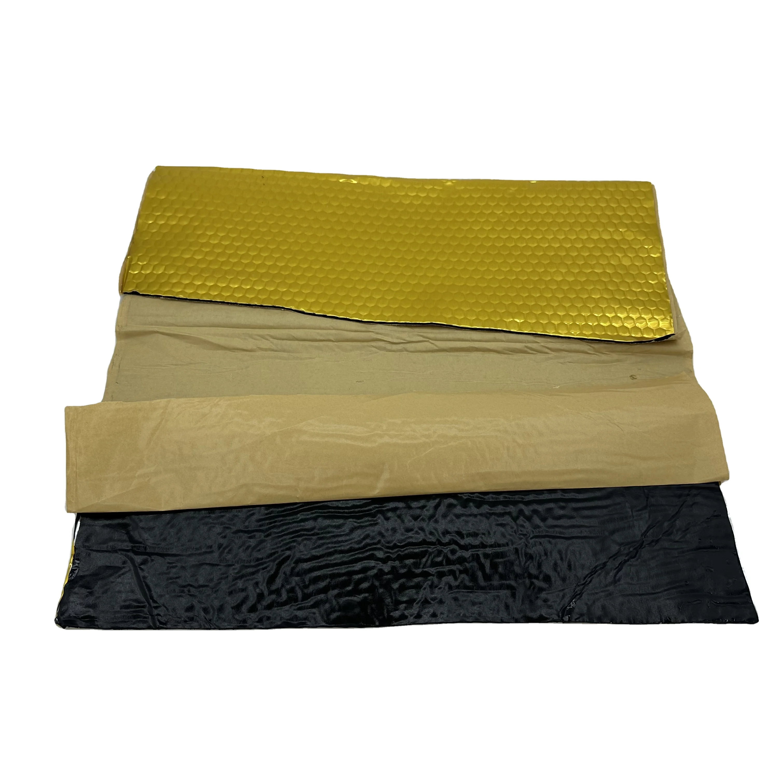 Keyrone 2.5mm car soundproof insulation for top of automobile suv supercar with butyl rubber band aluminum foil