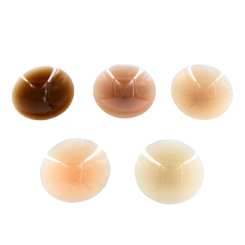 Custom Packaging Silicone Nipple Cover No Glue Invisible Reusable Nipple Pasties Cover Adhesive Seamless Solid Nipple Pasties