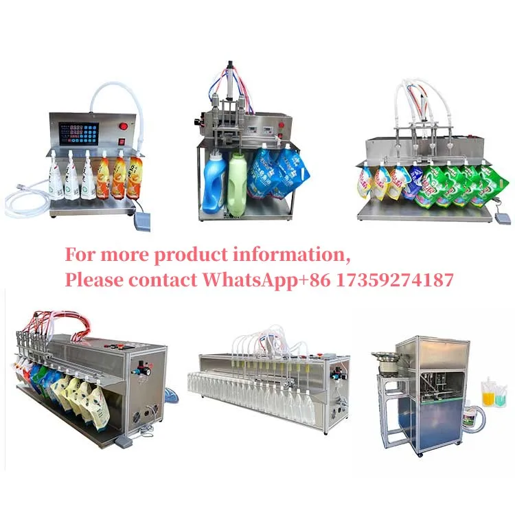 Cheap Processing Line Tabletop Digital Liquid Sachet Spout Pouch Case Juice Filler Liquid Filling Machines