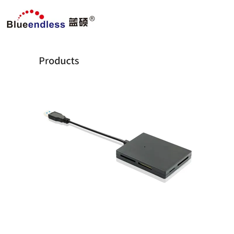  Оптовая продажа с фабрики Blueendless BS-C5U3A multi usb зарядное устройство чтения карт памяти высокоскоростной USB 2 0 3 Multi смарт-карт считыватель штрих-кода 5 слотов