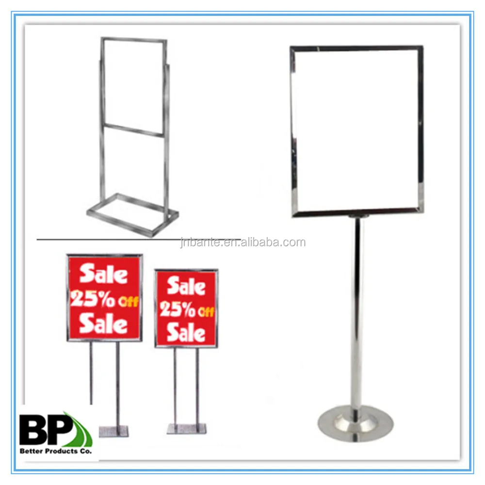 Factory Supply Metal Bulletin Sign Holder