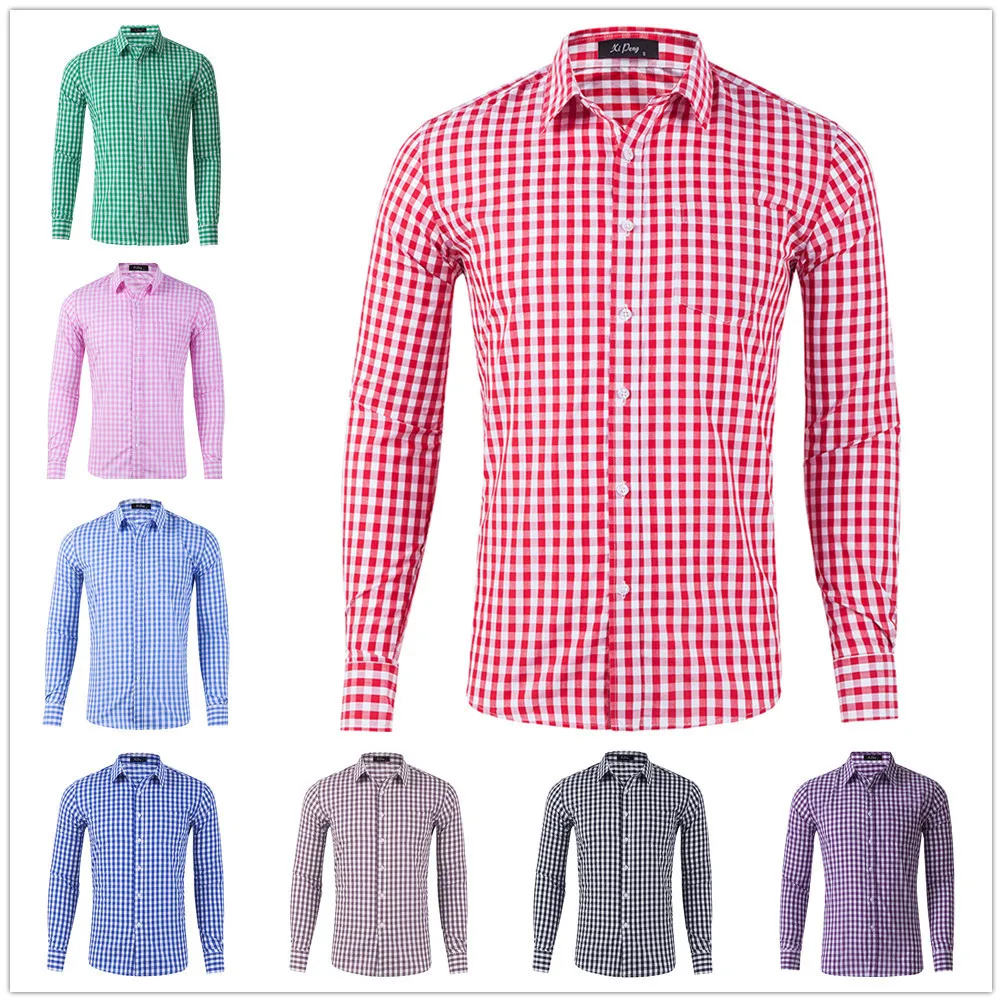 Wholesale Printing Plaid Fire Resistant Shirt Mechanic Workwear Welding Work longshirs Manufacturer