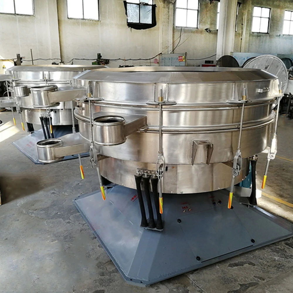 Round Swing Screen Tumbler Sieve Vibrating Sifter For Rice Corn Starch Metal Particle Chemical Raw Allgaier Powder