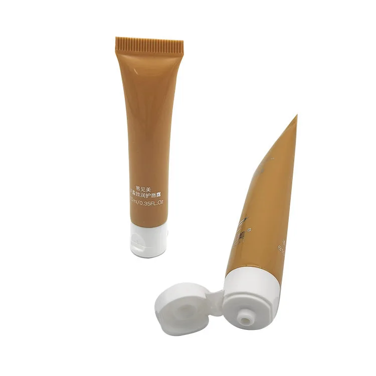 Custom Transparent Empty Eco Friendly Biodegradable Plastic PE Hand Cream Body Lotion Soft Cosmetic Packaging Squeeze Tube