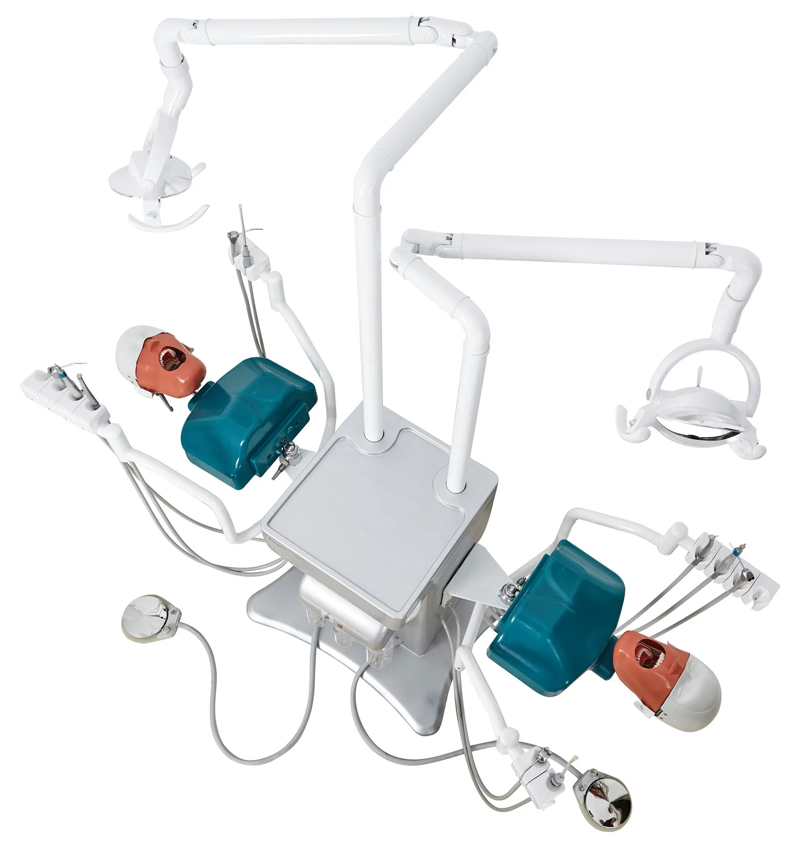 Portable Single Desk Head Model Training Dental Simulator University Medical School Dental Simulation Manikin Unit Machine