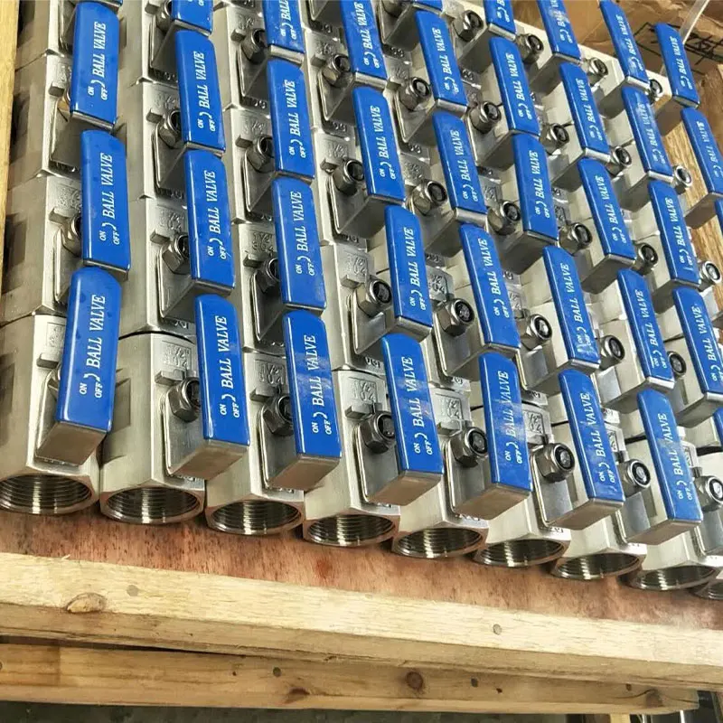 1000 WOG 201 304 316 Stainless Steel female-threaded ball valve 1PC