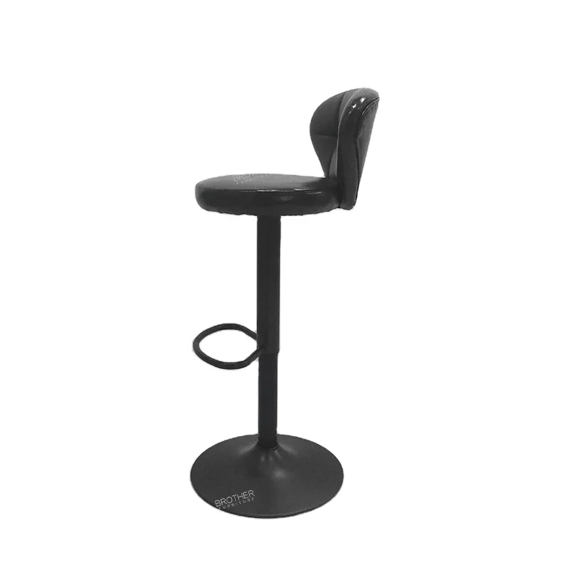  Комфортные барные стулья Nordic high Leather PU Swivel современные для стойки барный
