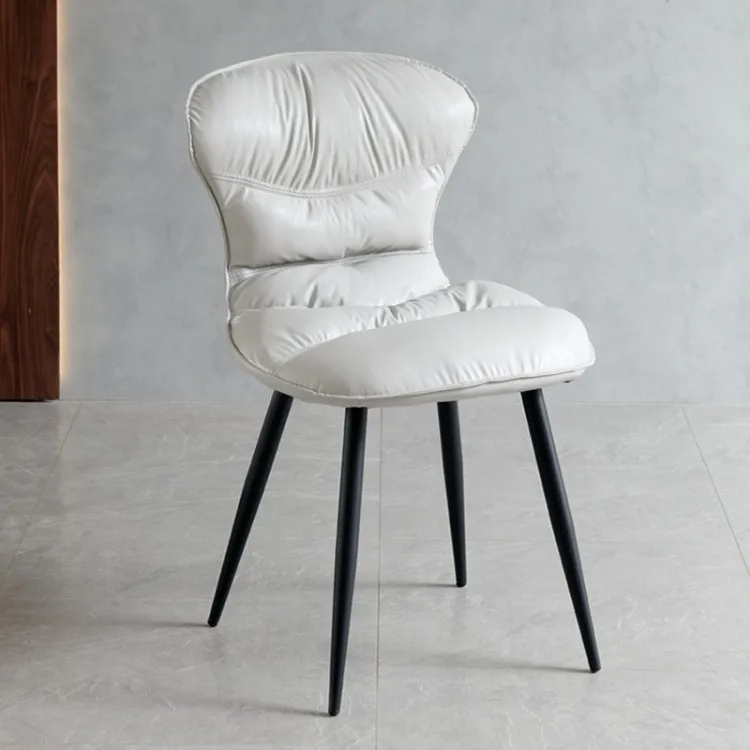 Pao Pao chair Home modern minimalist restaurant light luxury backrest iron hotel cafe nail art chair