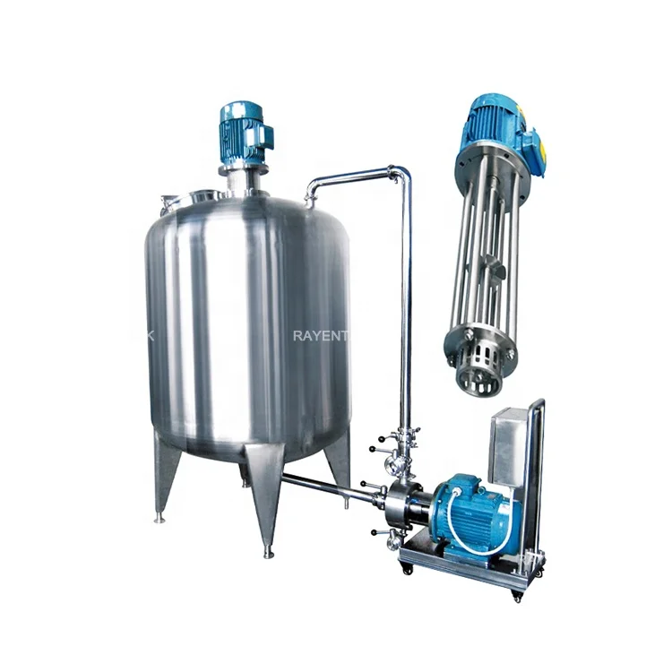 Stainless steel emulsifier emulsifier emulsifying storage stirrer mixing stirrer reactor homogenizer mixing tank