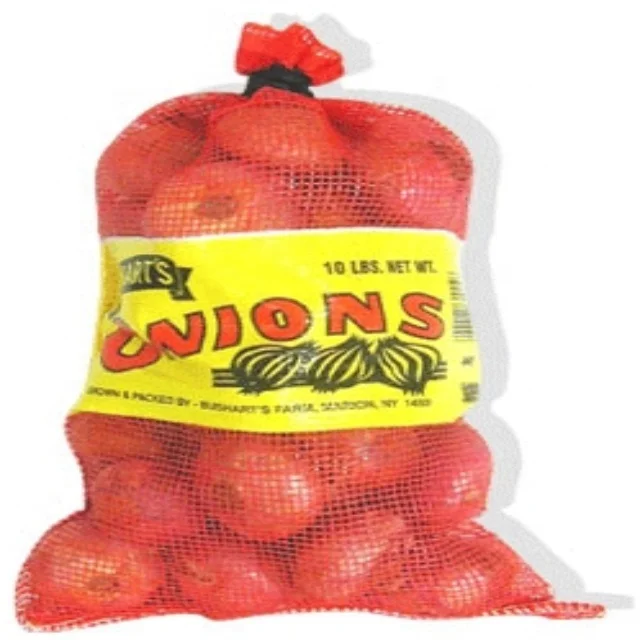 CE Packaging onion potato fruit competitive price 25kg 30kg plastic drawstring small PP woven tubular leno mesh net bags