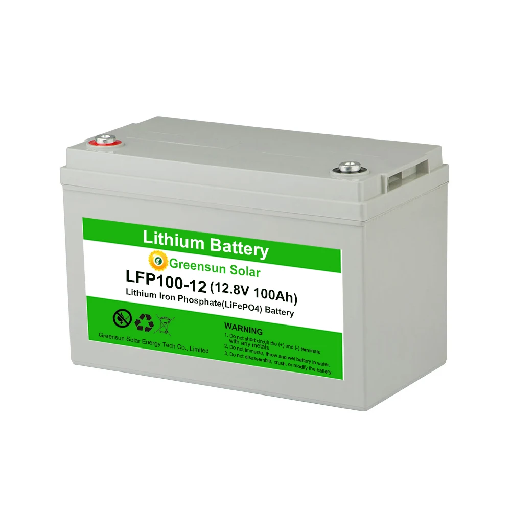 Long life lifepo4 battery pack 12V 100Ah lithium ion battery 12.8v 100 AH price