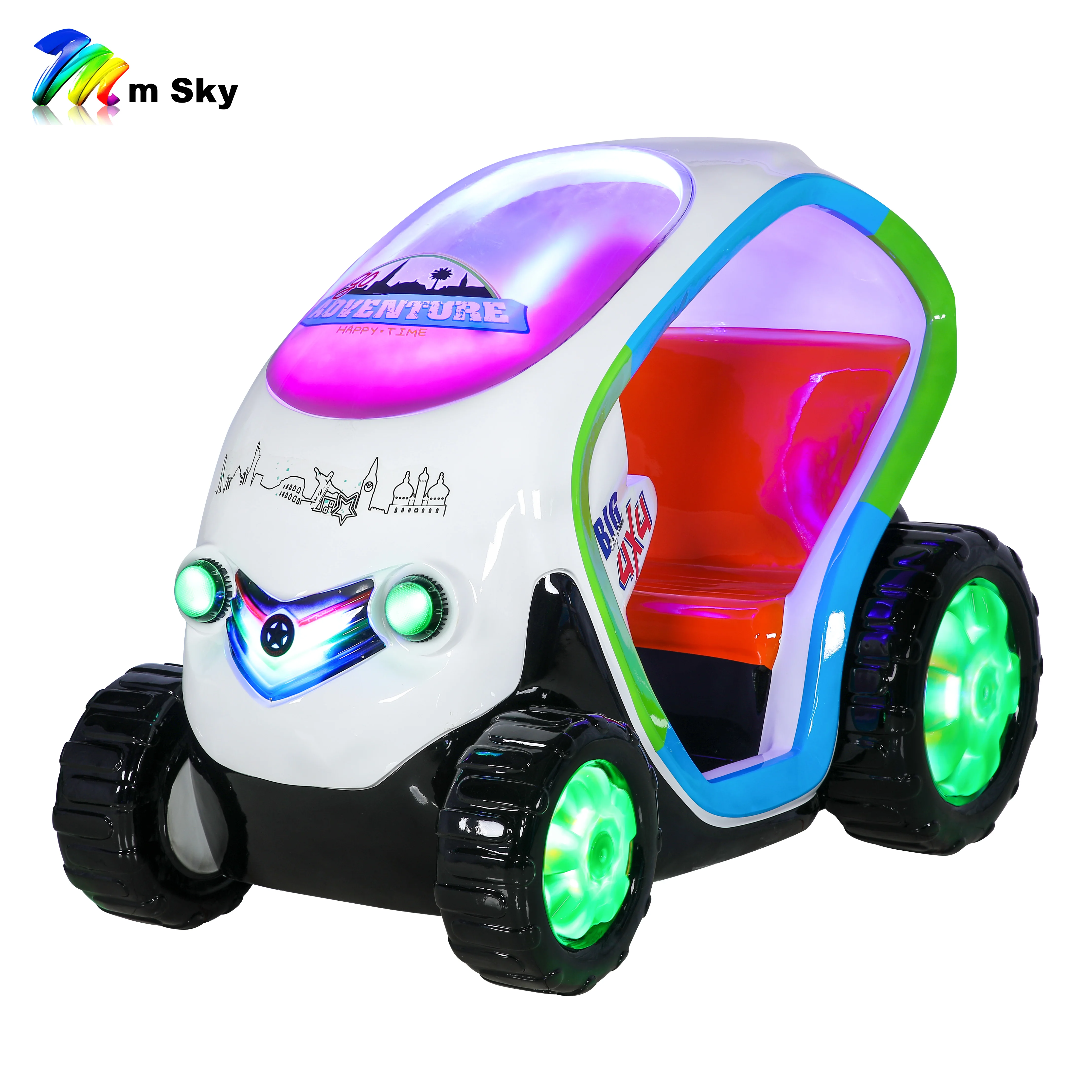 High-end fiberglass indoor Kiddie Rides Coin Operated Arcade Kiddie Swing Kids Video Games Machines for Amusement Children park