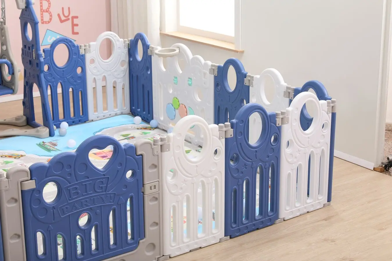 Good Quality Workshop Playpen For Baby Plastic Y Plastic Indoor Playpen Pink Park Playpen Kid Plastic