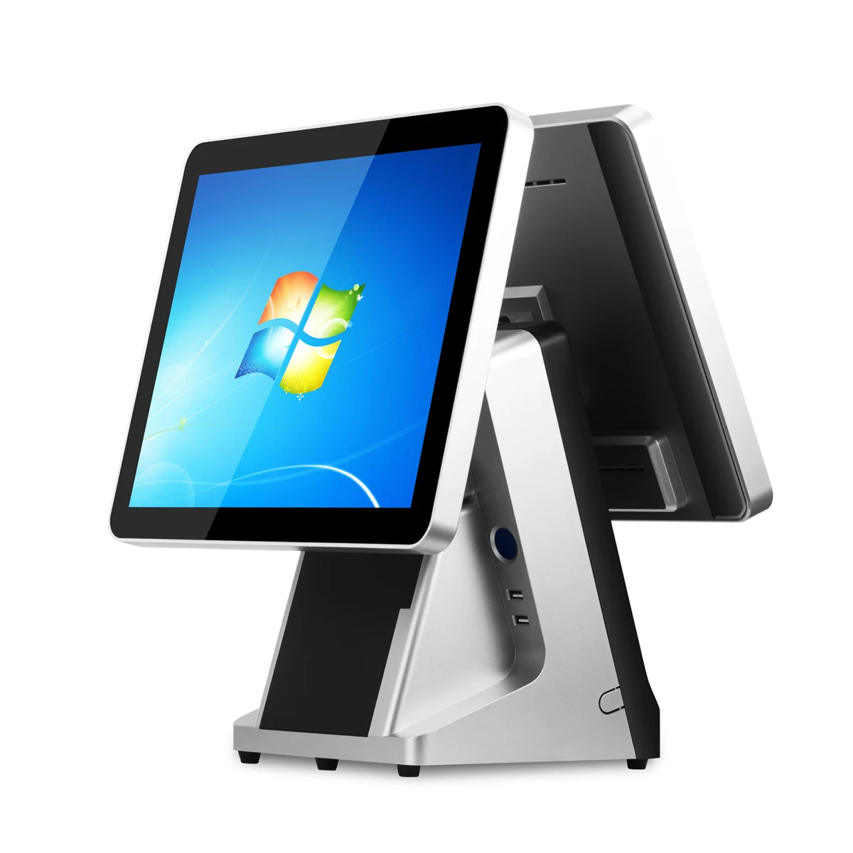 LICON Dual Screen Cash Register POS Machine with Thermal Printer Capacitive Touch Panel and POS Terminal System