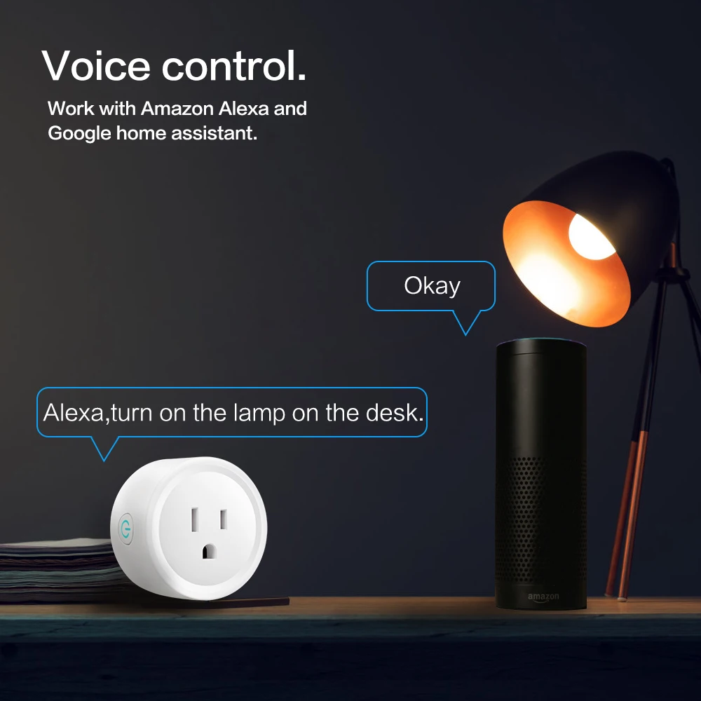 China new product smart wifi US plug socket dual usb charger BSD01 remote control alexa amazon for home