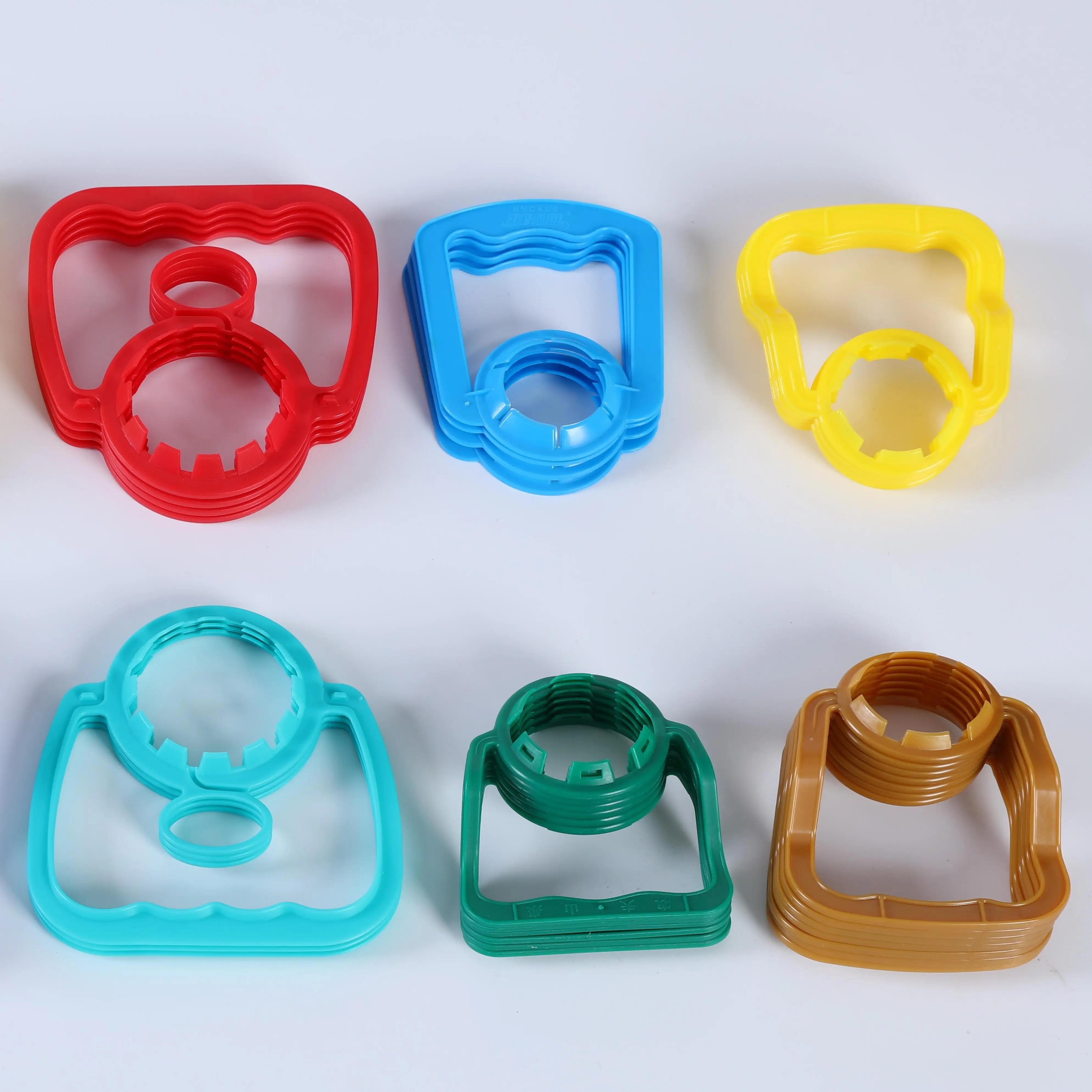 Custom White PE Plastic Cooking Oil Bottle with Easy Lifter Double Handle Convenient Carry Accessory