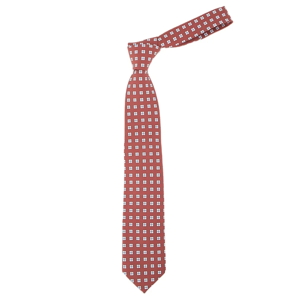 JinBan Repreve RPET Fabric Handsome Printing Silk Ties Men Necktie