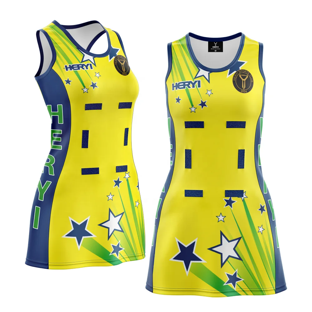 Пользовательская Сублимация pro racer back netball Униформа платье оптовая продажа командная одежда для детей трикотажные изделия