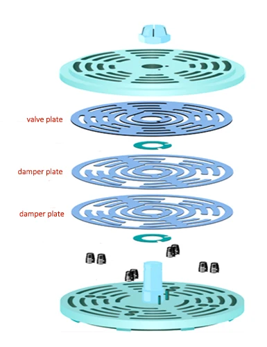 great efficiency  max 15.08 inch plate suction discharge valve for compressor of air oxygen nitrogen hydrogen argon co2  cng