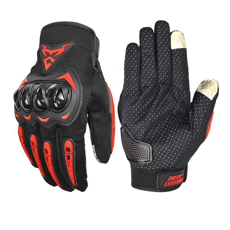 Motorcycle Gloves Breathable Full Finger Racing Gloves Outdoor Sports Protection Riding Cross Dirt Bike Moped Waterproof Gloves