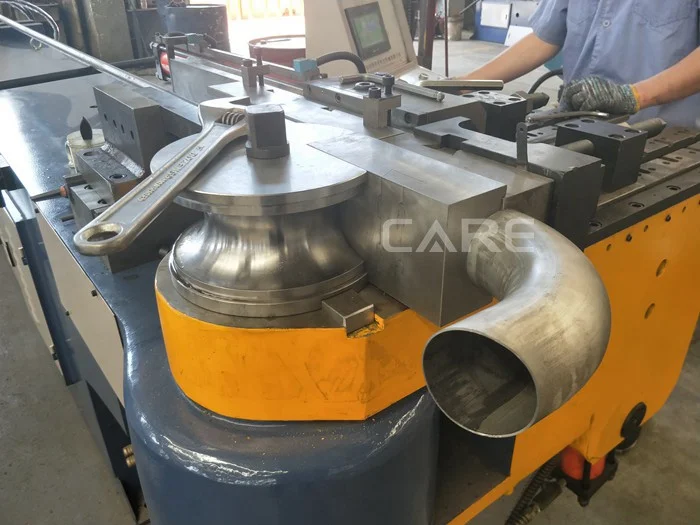 
DW89NC Manual feeding hydraulic rectangle pipe and tube bending machine for fitting equipments 