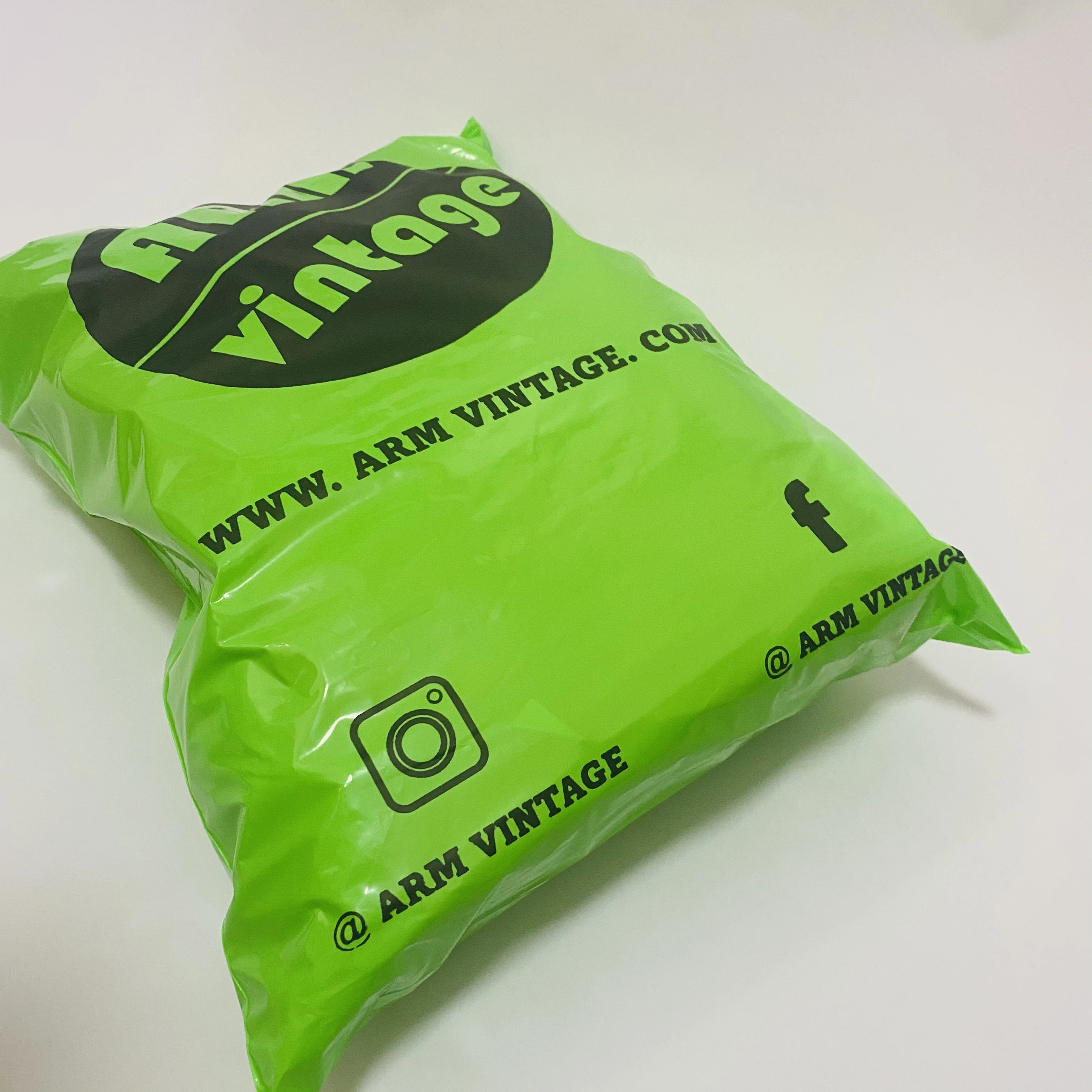 Valentines Poly Mailers Mint Green Design Custom Mailing Bag Shipping Polymailer With Thank You Notes