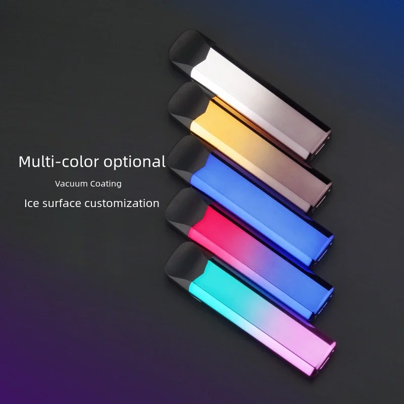 Colorful Rechargeable Type-C USB Lighter Crystal Puffs Electronic Smoking Accessory