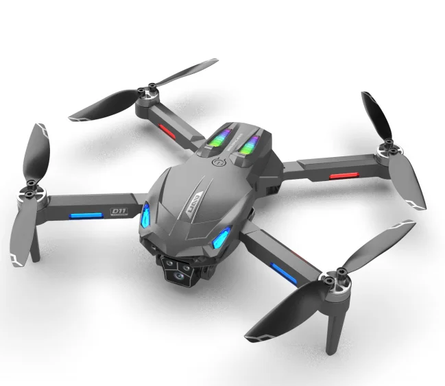 DWI DOWELLIN 2024 FPV Drone with Brushless Motor aircraft 360°Flip Fly Foldable Drone for Beginners