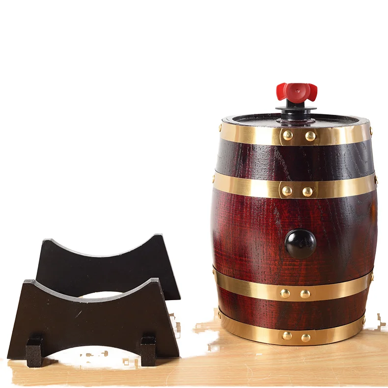Customize Size Oak Casks Wood Barrel Wine & Liquor Storage for Red Wine Beer & Water Wooden Bucket