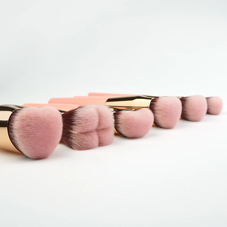 Pink Makeup Brush Manufacturer Wooden Handle Makeup Brush Set Make Up Brushes Wholesale