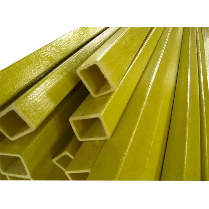 Fiberglass Square/Rectangular Box Section hollow tube/GFRP pipe