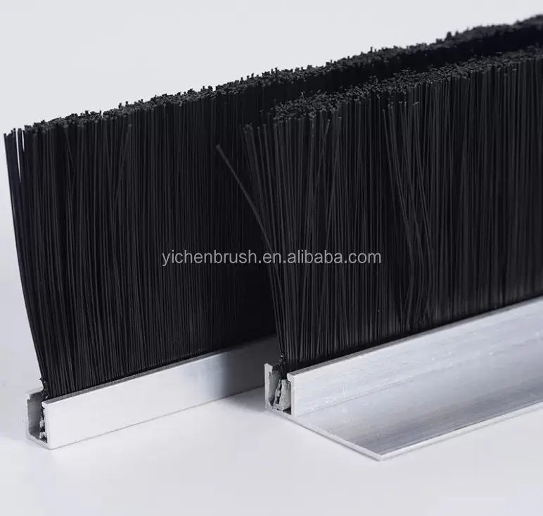 0.5mm Bristles Flexible Dusting Galvanized Industrial Door Strip Sealing Brush