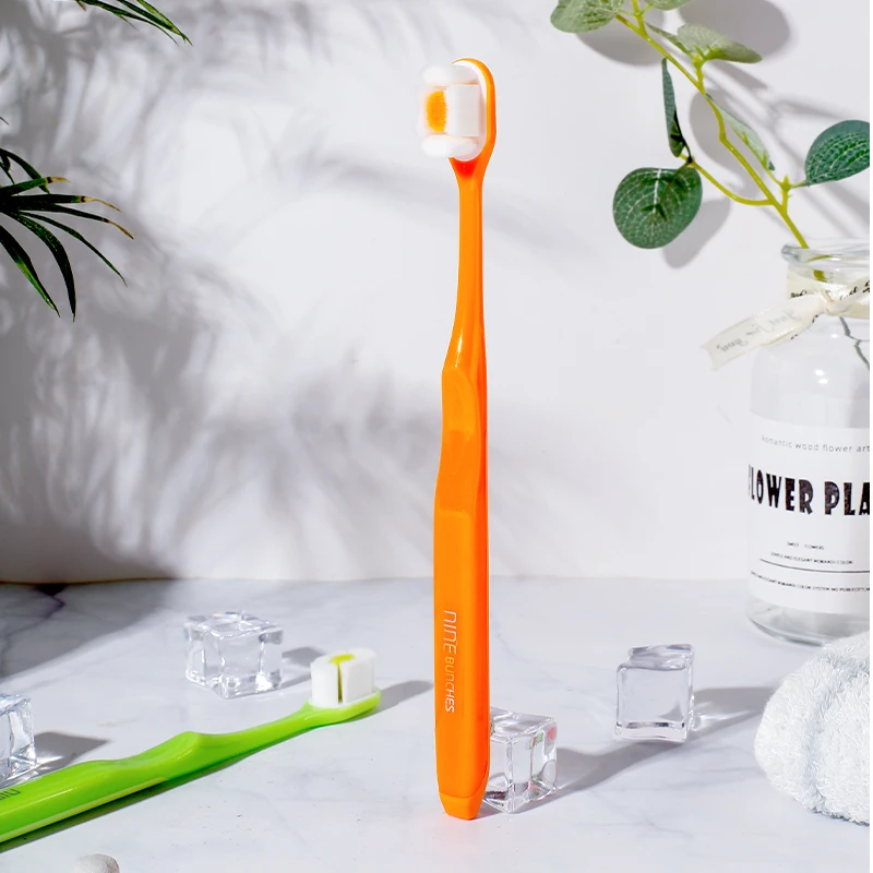 Dental Adult Size Pregnant Woman Type Medical Level 10000 Super Ultra Soft Bristles Plastic Nano Toothbrush