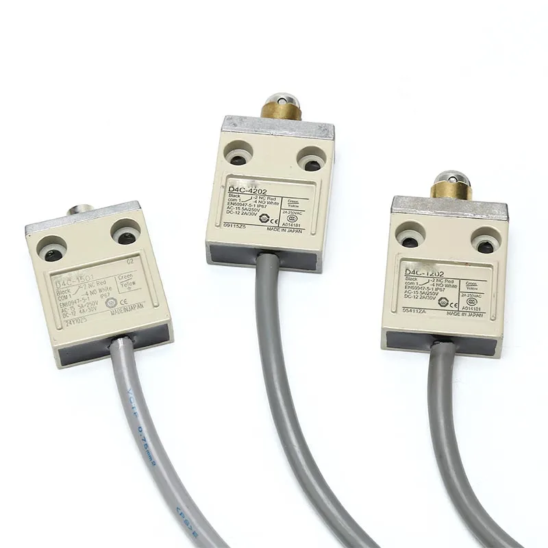 High quality D4C Enclosed Switch Limit Switches D4C-6332 6331 Waterproof Anti-corrosion Sealed Slim Body Limit Switch