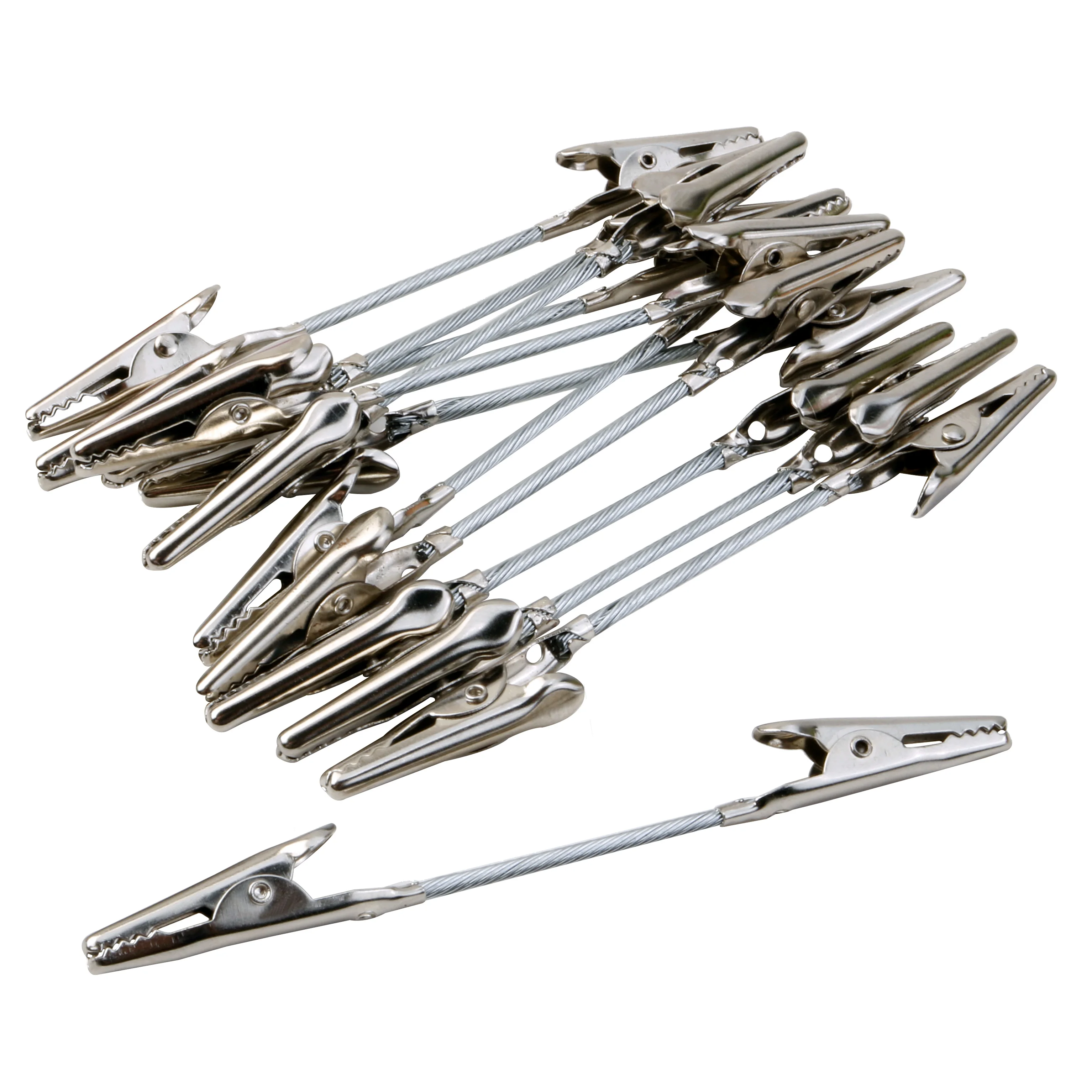 Оптовая продажа, дешевый двойной зажим типа крокодил, металлический зажим для записей, держатель-подставка