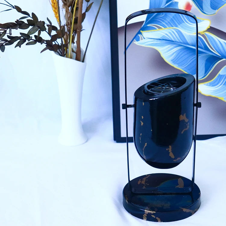 natural marble retro Spherical Incense Stove arabic bakhoor oud burner Round Sink Stone terrazzo incense burner