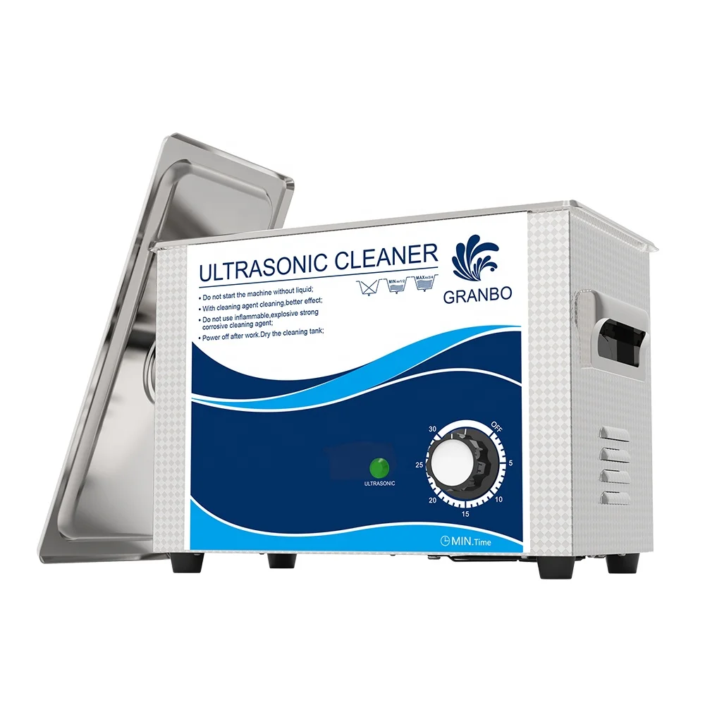Stainless Steel Bath Washer 180W 4.5L Dental Dentures Diesel Injector Ultrasonic Cleaner Machine